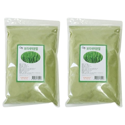 찬샘 보리새싹 분말, 500g, 2개