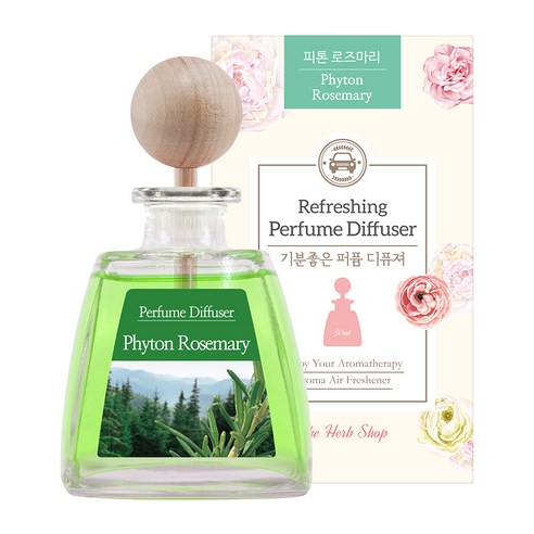 더허브샵 기분좋은 퍼퓸 디퓨저 50ml, 피톤로즈마리, 1개