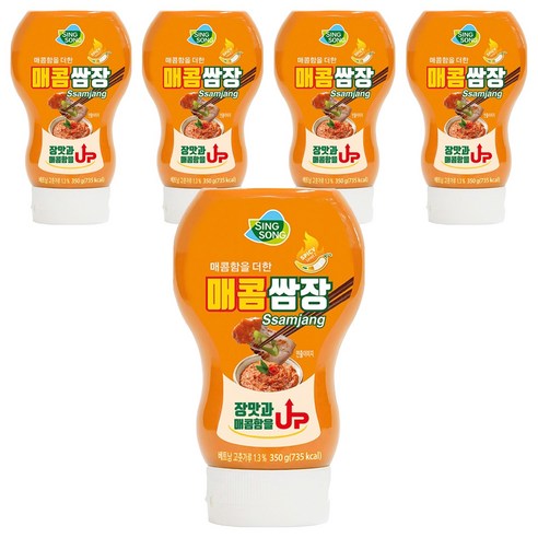 신송 매콤쌈장, 350g, 5개