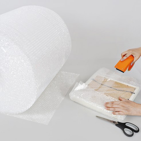 코멧 국내생산 뽁뽁이 에어캡 50cm x 50m, 반투명, 2개