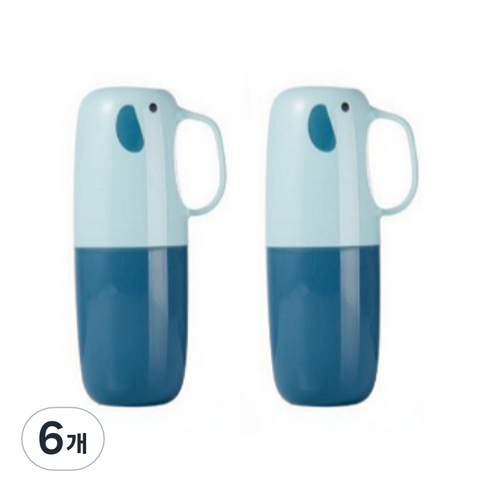 원이네 여행 휴대용 칫솔케이스, 블루, 6개