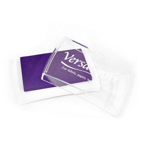 VersaCraft 츠키네코 스탬프 패브릭잉크 대, VK-116 Peony Purple, 1개
