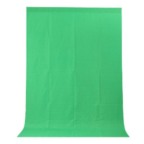 폴리천 방송 촬영 배경천 크로마키 스크린 1.5 x 2 m, 그린, 1개