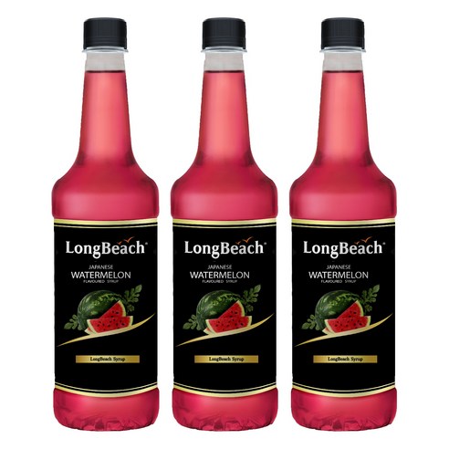 롱비치 WATERMELON SYRUP, 740ml, 3개