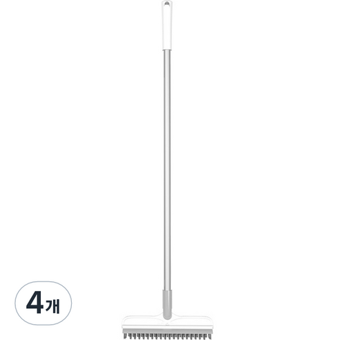 순잠 주방 화장실 욕실 모서리 청소 브러쉬 140cm, 화이트, 4개