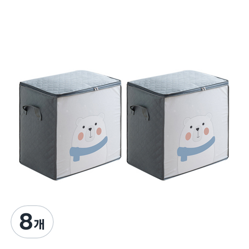 마켓피오 캐릭터 의류 이불 가방, 타입4, 8개