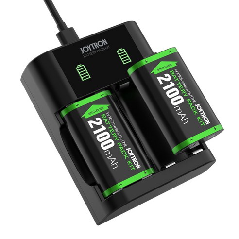 조이트론 무선 컨트롤러 충전 듀얼 2100mAh XSX XBOX 배터리 팩 키트, 1개, JTXS-201
