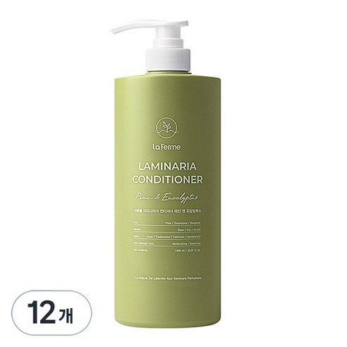 라페름 라미나리아 컨디셔너 파인 앤 유칼립투스향, 12개, 1000ml
