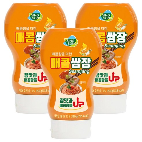 신송 매콤쌈장, 350g, 3개