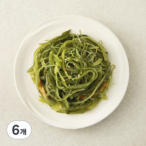 집반찬연구소 미역줄기 볶음, 110g, 6개