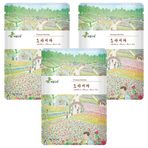 아름드레 삼각티백 도라지차, 1.5g, 25개입, 3개