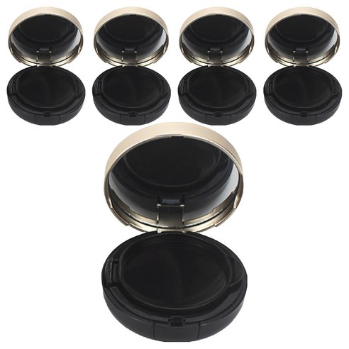 무아누 미니 쿠션 케이스 50 x 22 mm, 5개, 블랙