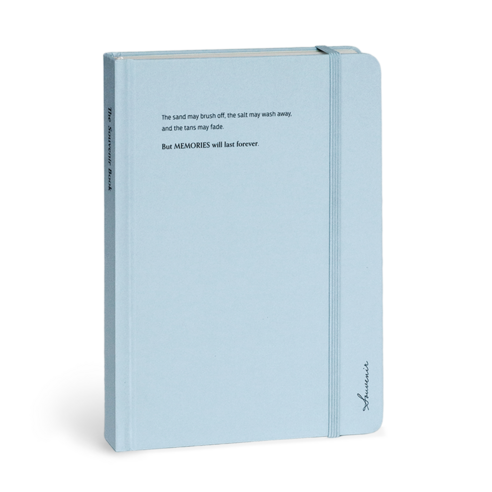 아이코닉 수베니어 B6 밴드 양장노트 라인, 03 Soft blue, 1개