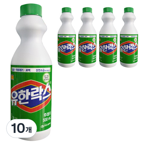 유한락스 후레쉬, 500ml, 10개