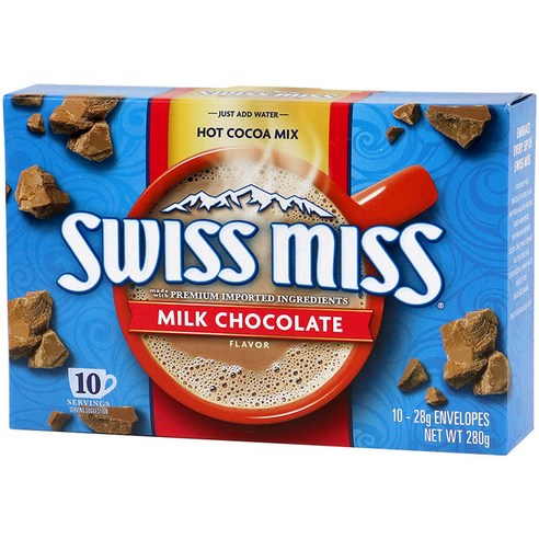 스위스미스 밀크 초콜렛 핫초코 믹스, 28g, 10개입, 1개