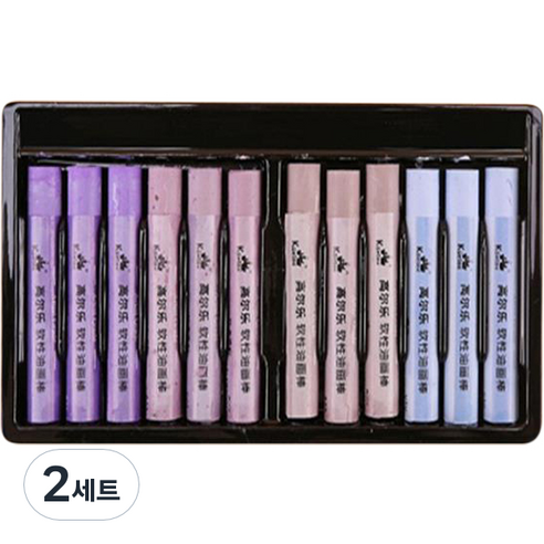 오리지널 오일파스텔 09 소금 세트, 2세트, 12색