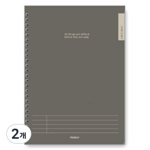 스프링 노트 대 5호, 랜덤발송, 2개