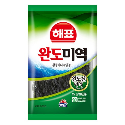 해표 완도 미역, 45g, 1개