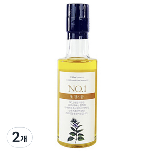 앤오일 생참기름, 180ml, 2개