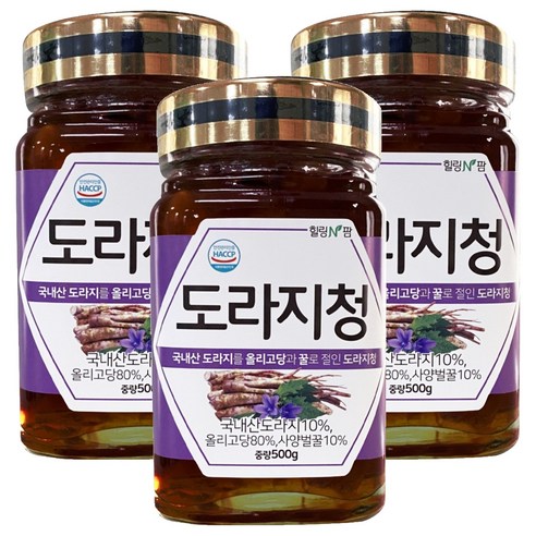 힐링앤팜 도라지청, 500g, 1개입, 3개