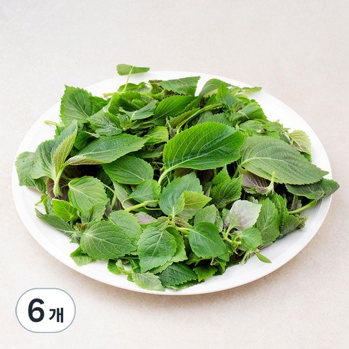 국내산 깻순, 300g, 6개