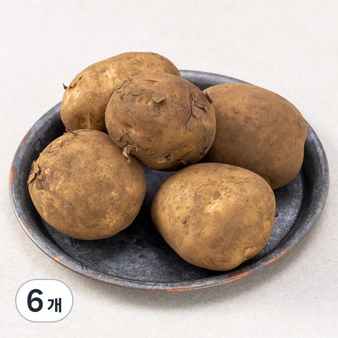 제주 친환경 감자, 1kg, 6개