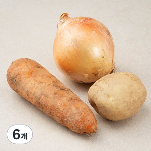감자+당근+양파, 500g, 6개