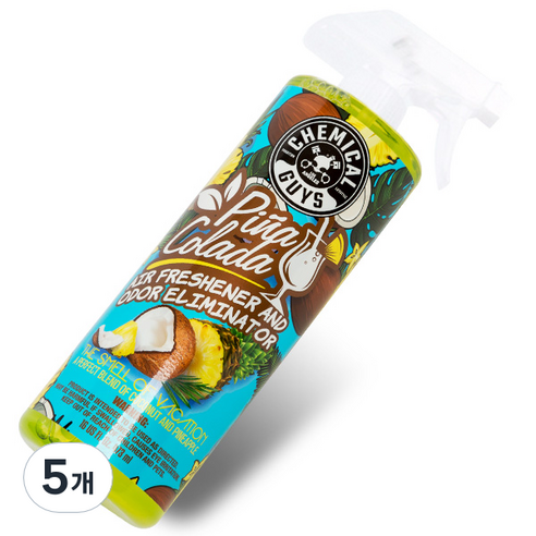 케미컬가이 차량용 피나콜라다 센트 탈취제, 5개, 1개입, 173ml