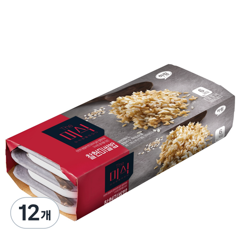 The미식 찰현미쌀밥, 180g, 12개