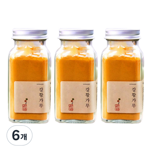 허브나래 강황 가루, 80g, 6개