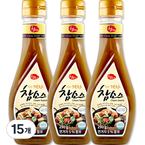 참 겨자 참소스, 290g, 15개