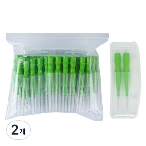 다덴 메디메이트 치간칫솔i형 SSS 0.7mm, 50개입, 2개