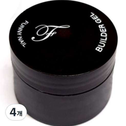 퍼니네일 빌더젤, 클리어, 4개, 30g
