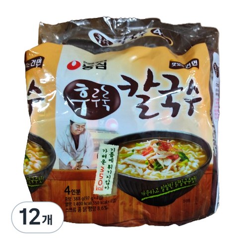농심 후루룩 칼국수, 97g, 12개