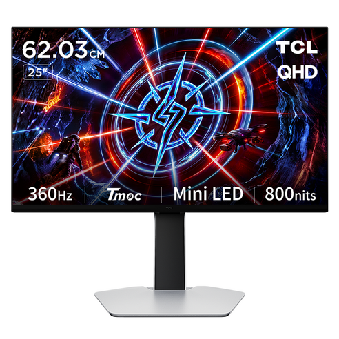 TCL QHD 360Hz Mini LED IPS HDR 600 게이밍 모니터, 62.03cm, 25P2A Pro