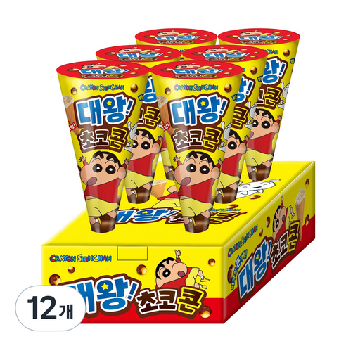 짱구 대왕 초코콘, 30g, 12개
