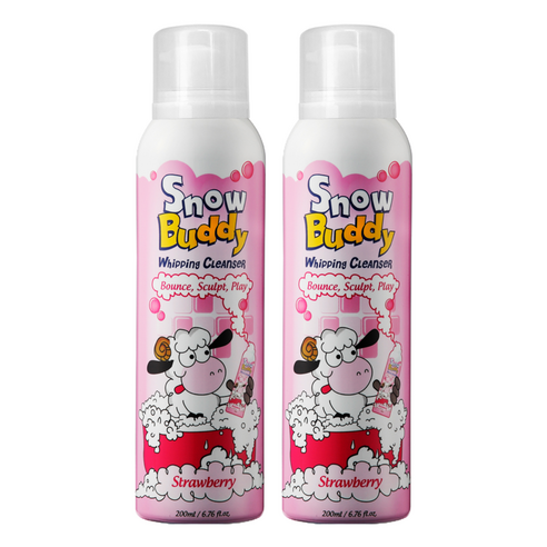 스노우버디 휘핑클렌저 스트로베리향, 200ml, 2개