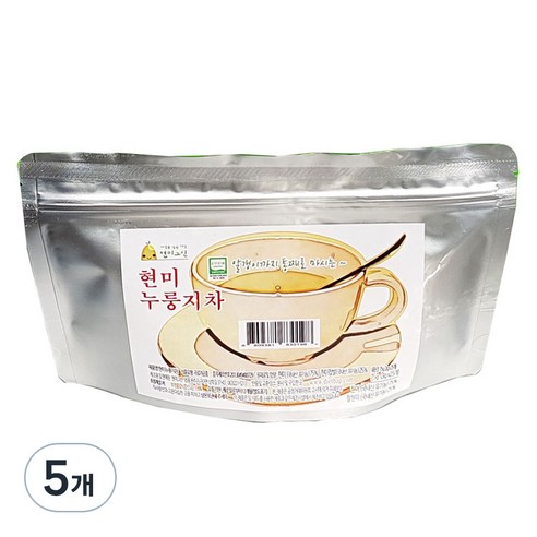 현미그린 유기농 현미누룽지차, 3g, 25개입, 5개