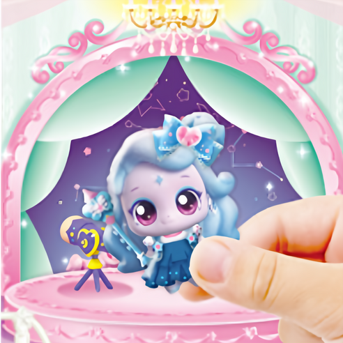 반짝이는 상상력을 담는 특별한 공간, 슈팅스타 캐치티니핑 입체가방 스티커 캐치티니핑성