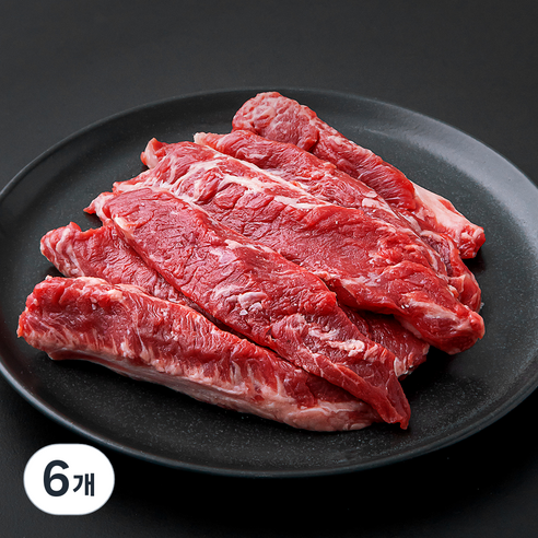 미국산 소 갈비살 구이용 (냉장), 300g, 6개