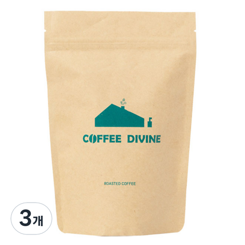 커피디바인 체리블러썸블렌드 원두커피, 모카포트/가정용에스프레소, 500g, 3개