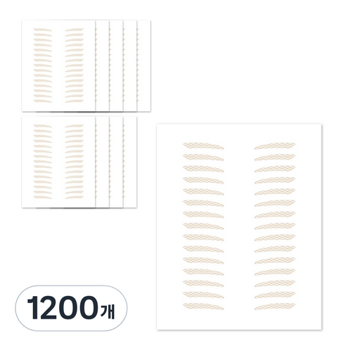 더분 대용량 마이스킨 쌍꺼풀 테이프 레이스, SS타입, 1200개