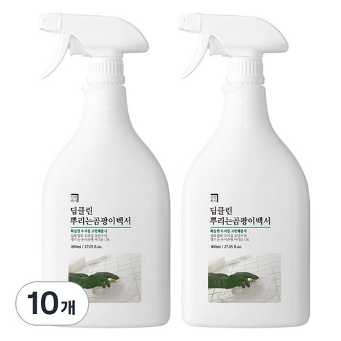 살림백서 딥클린 뿌리는 곰팡이백서, 10개, 800ml