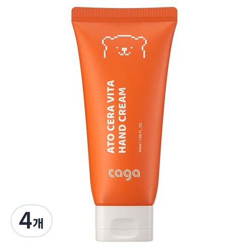 타가 아토 바이탈 비타 핸드크림, 50ml, 4개