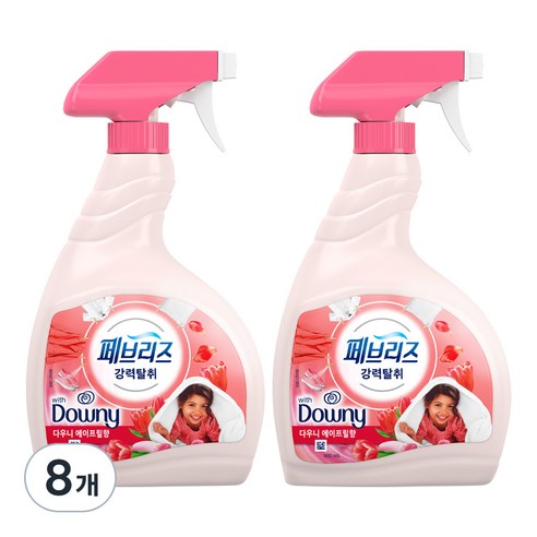 페브리즈 섬유탈취제 다우니 에이프릴향 본품, 900ml, 8개