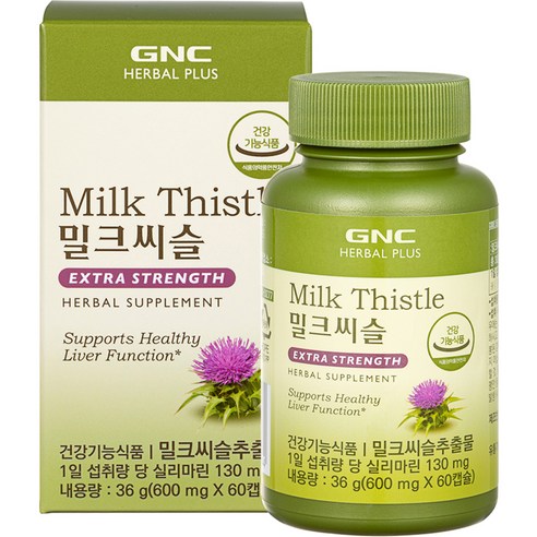 GNC 밀크씨슬 36g, 60정, 1개