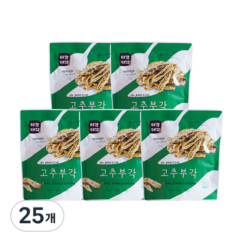 티각태각 고추부각, 30g, 25개
