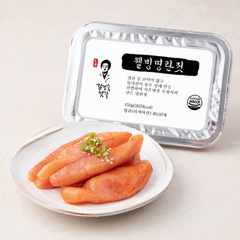 김정숙젓갈 웰빙명란젓, 150g, 6개