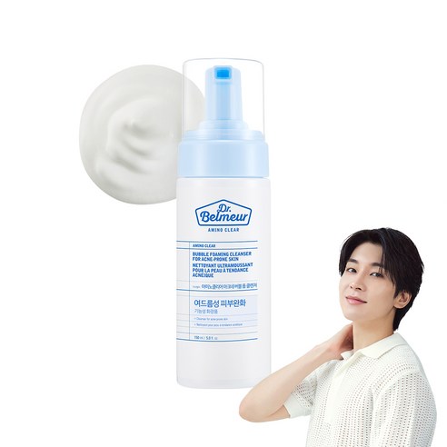 더페이스샵 닥터벨머 아미노클리어 아크네 버블 폼 클렌저, 150ml, 2개