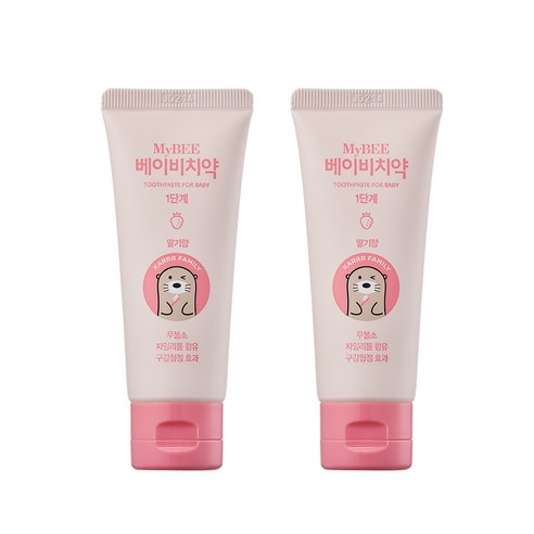 마이비 베이비치약 1단계 딸기향, 50g, 3개 아기치약 Best Top5